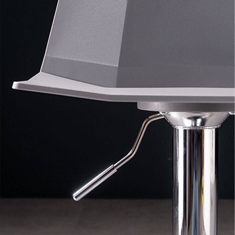 Modern Adjustable Dining Stool Plastic Footrest Counter Stool with Swivel