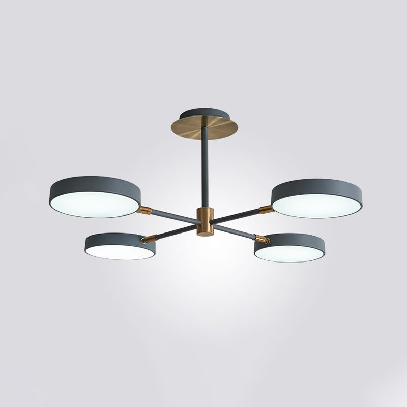 Accrilico a pendente a ciondolo lampadario Apparecchio di illuminazione a sospensione contemporanea con design di sputnik
