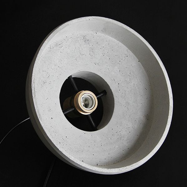 Lampe suspendue de style contemporain simple léger en ciment pour le salon Coffee Shop