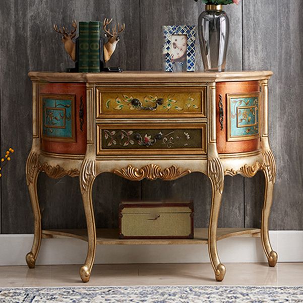 Victoria Freeform Console Table Wood Console Sofa Table for Hall