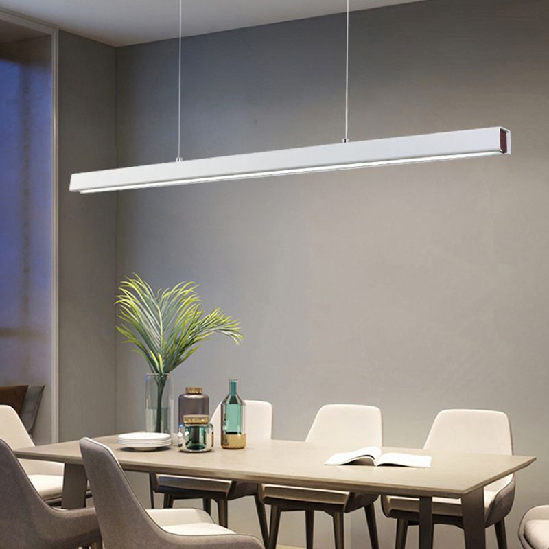 Simple Style LED Hanging Island Pendant Light for Dining Room Office Bar