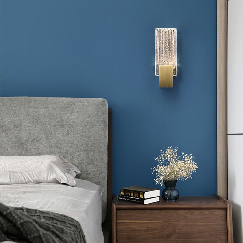 Lámpara de montaje de pared de luz de pared cuadrado contemporáneo para dormitorio