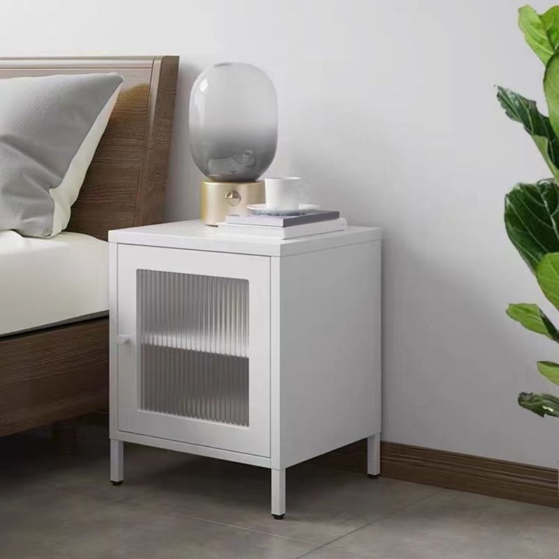 Metallic Pink/white/blue/yellow/black Square Door/round Door Nightstand