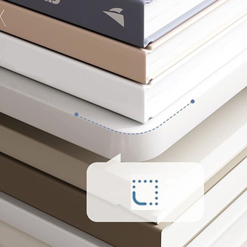 Modem & Contemporary Geometric Bookcase Wooden Book Shelf 11.8" Wide