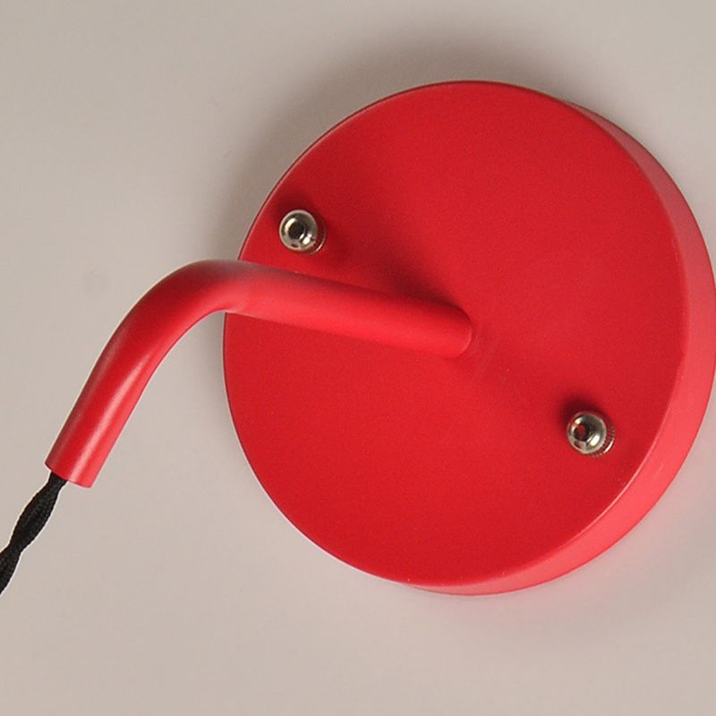 Modern Macaron Sconce Lighting Metal Geometric Wall Lamp for Bedroom
