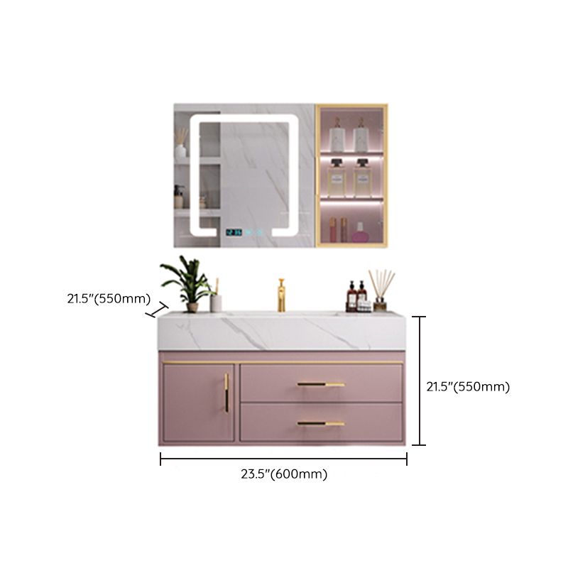 Modern Style Bathroom Vanity Set Solid Wood Bathroom Vanity Set