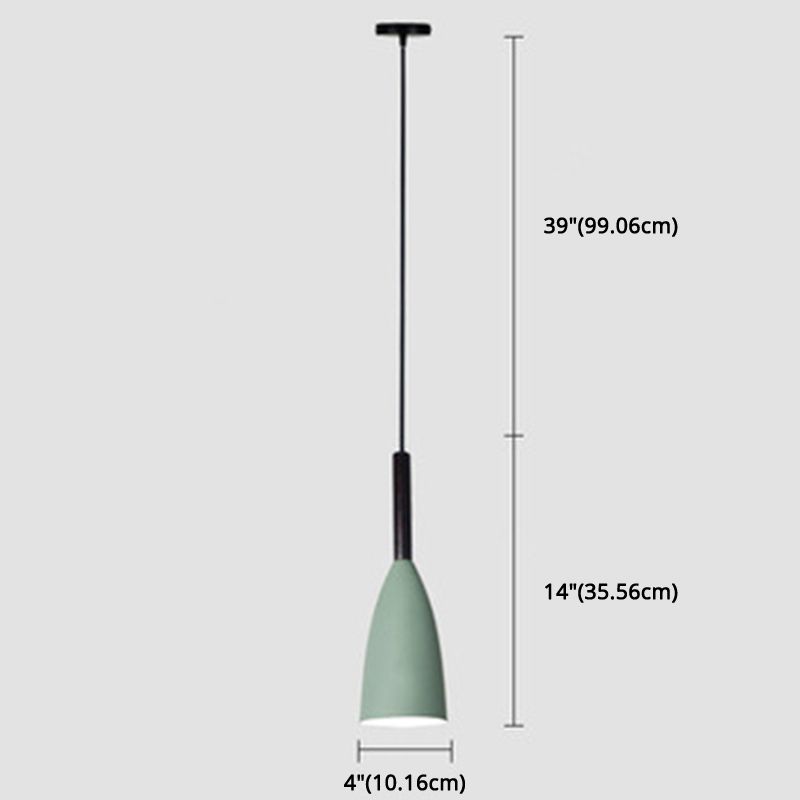 Bottle Pendant Ceiling Light Simplicity Style Metal Ceiling Pendant Lamp for Dinning Room