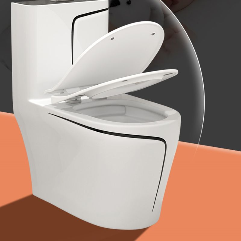 Traditional Siphon Jet Flush Toilet One Piece Urine Toilet for Bathroom