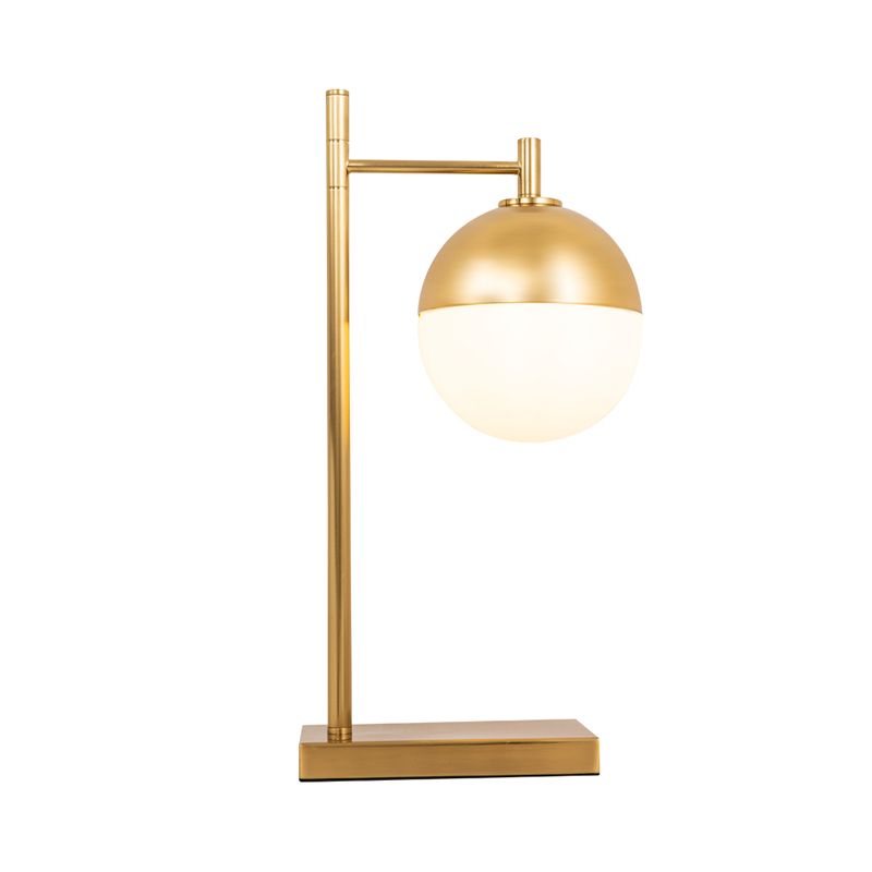 Lampada da comodino globale contemporanea Metal 1 tavolo da letto per camera da letto per la testa in ottone