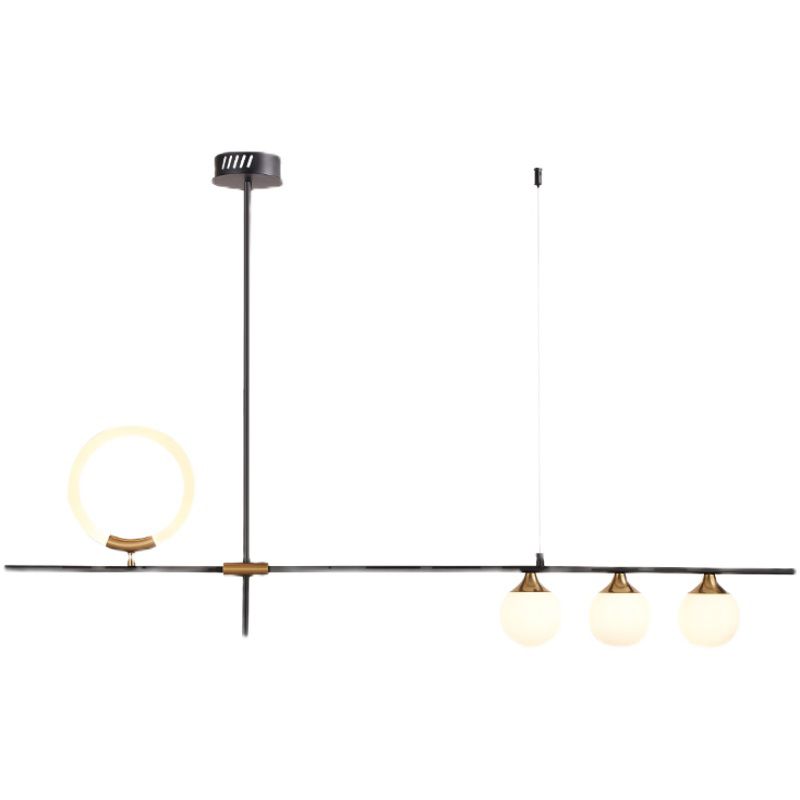 Geometric Island Lighting Modernism Metal Chandelier Light Fixture for Kitchen Dining Room