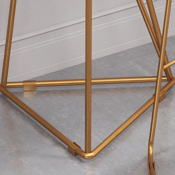 Glam Style 1/2/4 Pieces Bar Table Set Rectangle Bar Table with High Stools