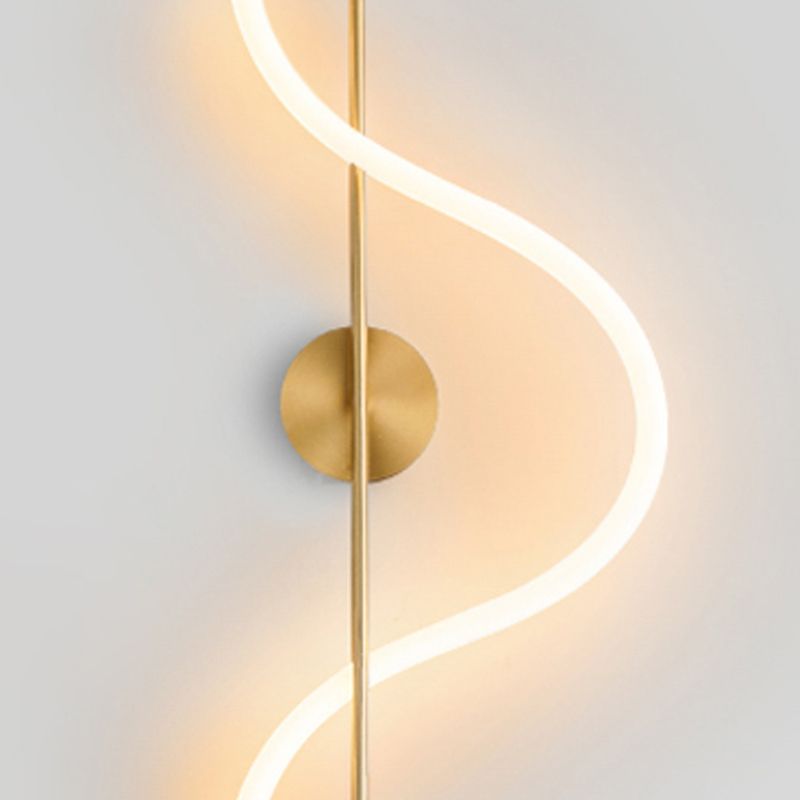 Nordic Wall Mount Lamp Modern Style Strip Shape Wall Sconce Light for Living Room