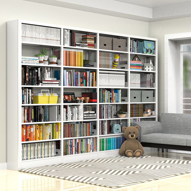 Urban Open Back Shelf Bookcase Standard Steel Bookshelf for Study Room