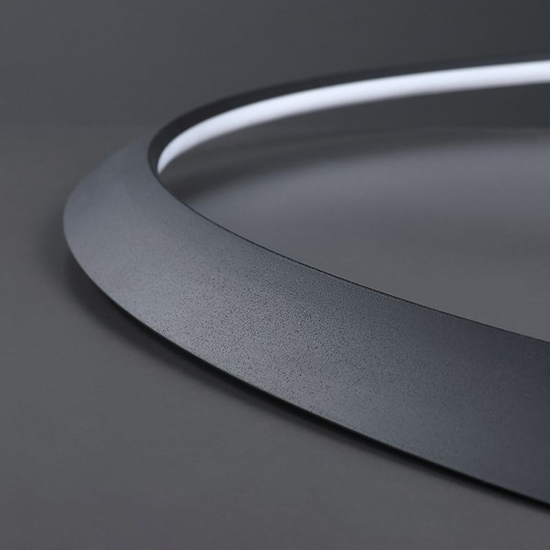 Lumo a spirale a spirale minimalista a spirale a sospensione a soffitto in alluminio per il ristorante