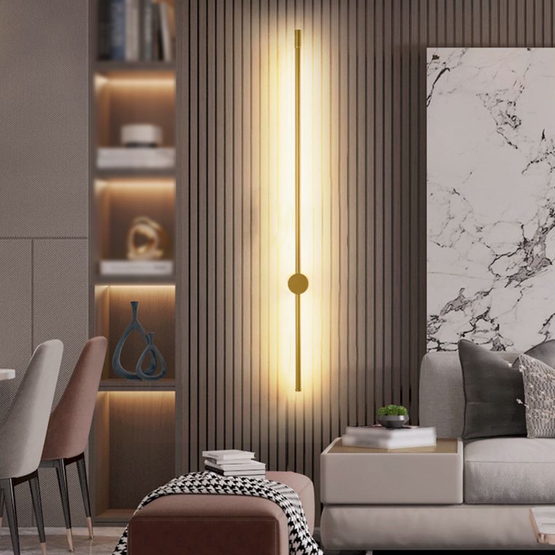 Lineare Schatten Metallwandbeleuchtung moderner Stil 1-Licht-Wandmontage Leuchte Leuchte