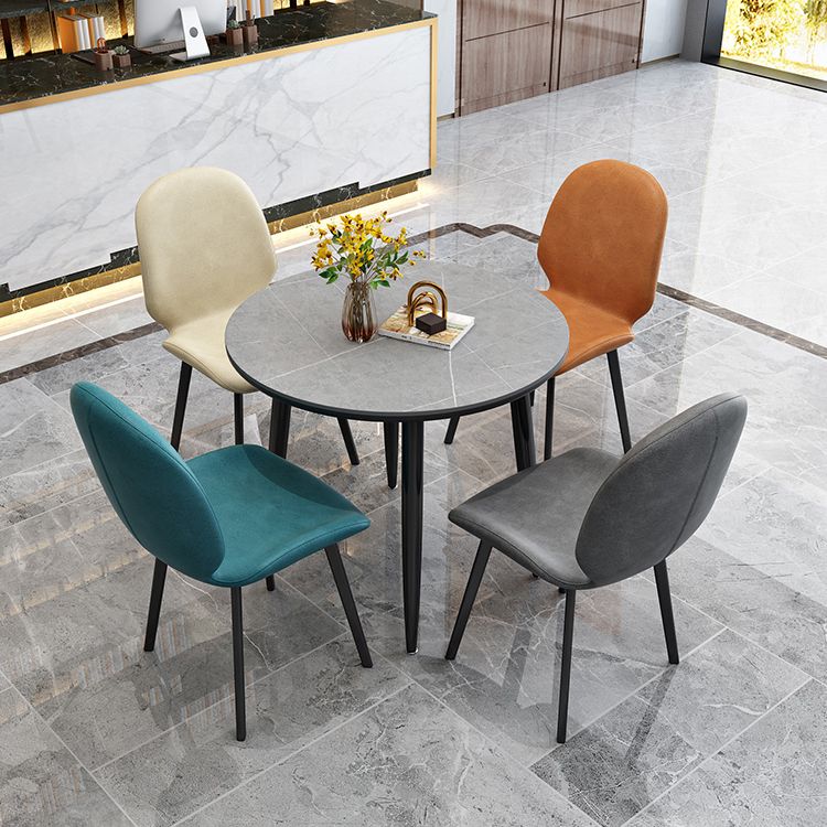 Mesa de comedor de piedra Mesa de comedor de estilo industrial para comedor