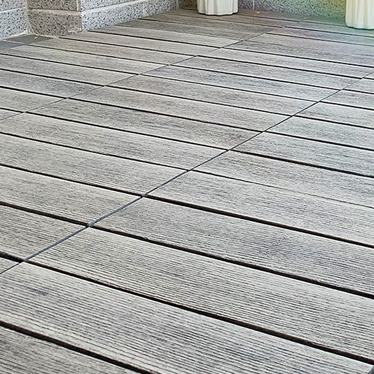 Composite Deck Flooring Tiles Interlocking Deck Flooring Tiles with Scratch Resistant