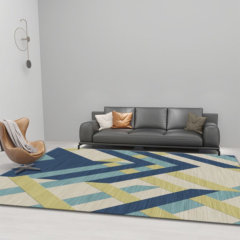 Simplicity Home Decoration Rug Graphic Pattern Area Carpet Polyester Pet Friendly Indoor Carpet