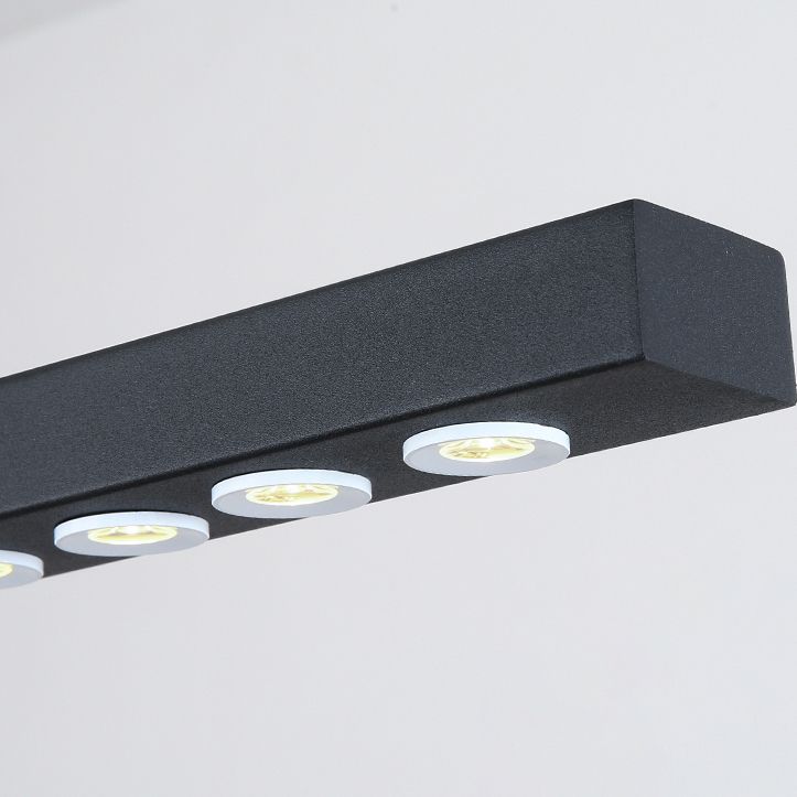 Lumière de lustre à bande longue à bande passante moderne pour salle à manger de cuisine