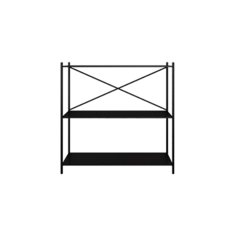 Minimalist Metal Open Etagere Bookcase with Rectangular Shelves