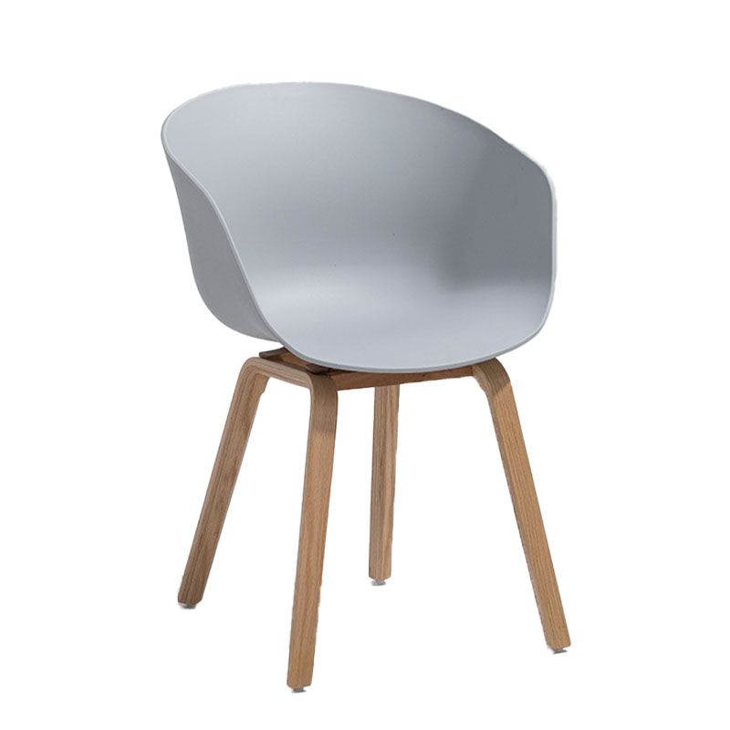 Design minimalista sedia da pranzo in plastica in plastica sedia da pranzo solido