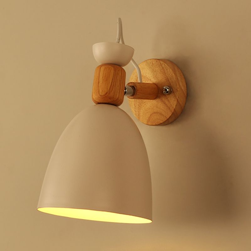 Geometrische Metallwandleuchten moderne nordische Macarons Einlichtwandmontiertes Licht