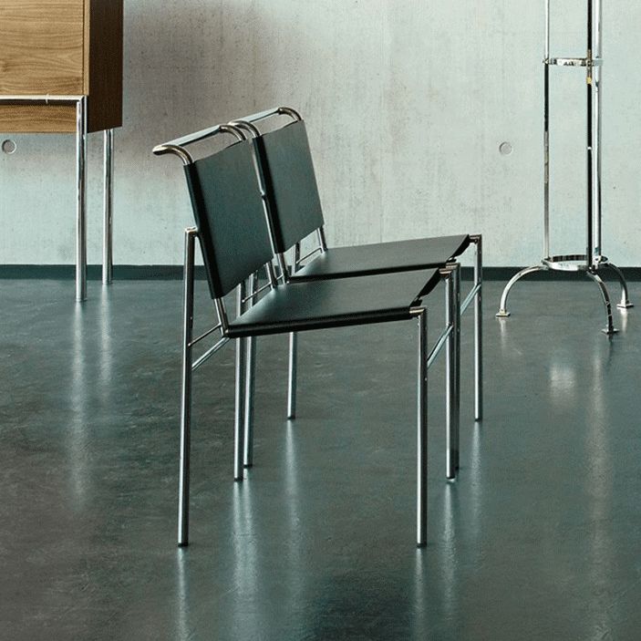 Contemporary Style Side Chair Metal Open Back Dining Room Chair for Indoor