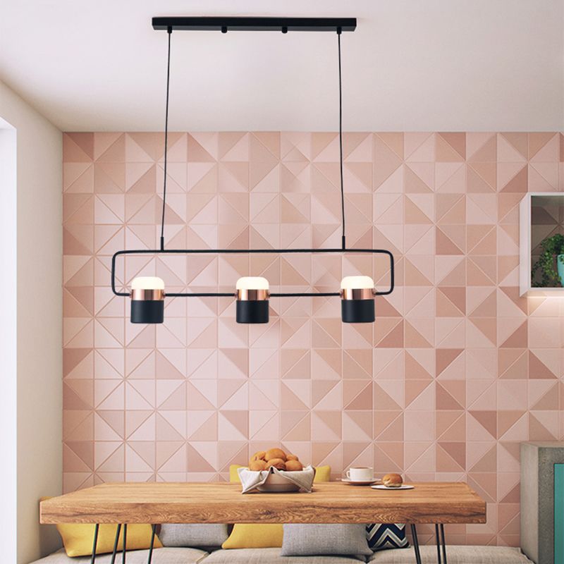 Hedendaagse stijl Cilinder Island Lighting Metal Island Lighting Ideas