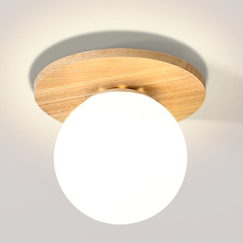 Plafond ombragé Fixture moderne Style moderne Couloir en bois Légère ébullition en Beige