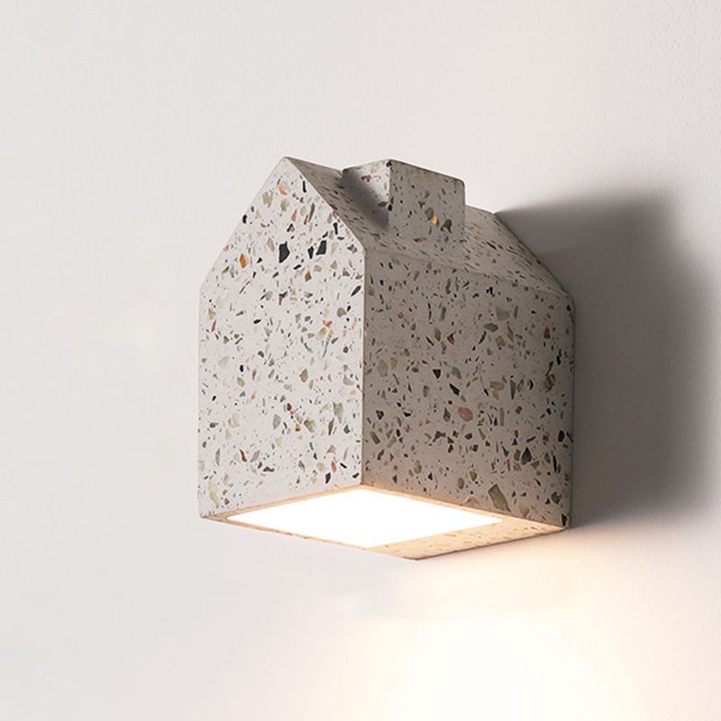 Terrazzo Flush Mount Wall Donce Modern 1 luces de la casa Iluminación de pared para sala de estar