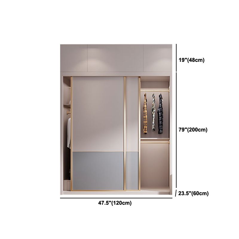 Sliding Wooden Wardrobe Cabinet Contemporary Wardrobe Armoire