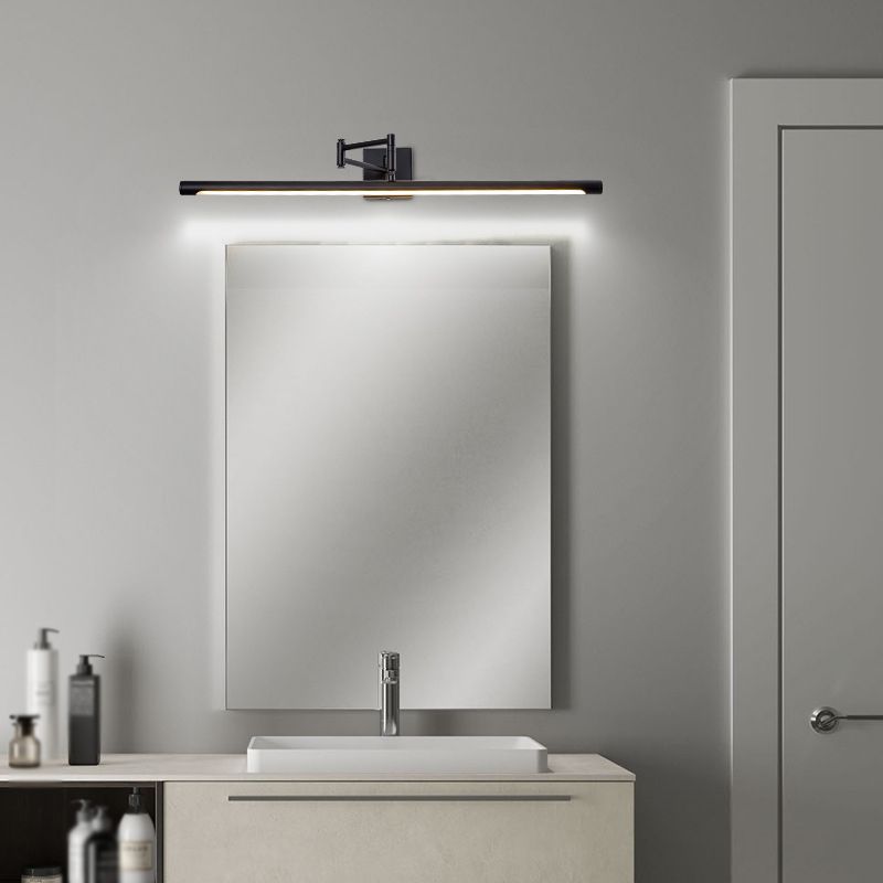 Modern Style Linear Vanity Lighting Fixtures Metal 1 Light Vanity Mirror Lights