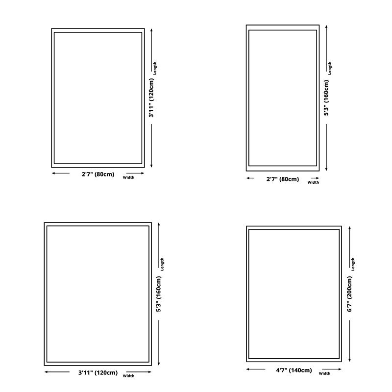 Novelty Colorblock Rug Morandi Color Modern Area Rug Polyester Easy Care Carpet