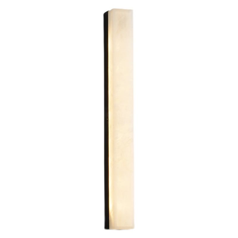 Marble Contemporary Wall Sconce 1-Light Linear Wall Mounted Lighting for Living Room