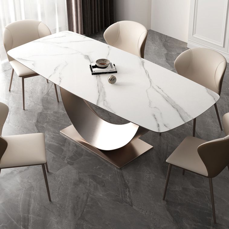 Designer Style Home Dinette Set 1/4/5/6 Pieces Sintered Stone Dining Set