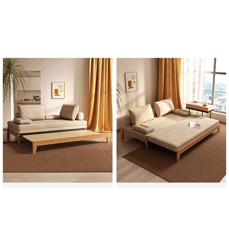 37" Wide Contemporary Futon Sofa Bed Pillow Back Sleeper Sofa