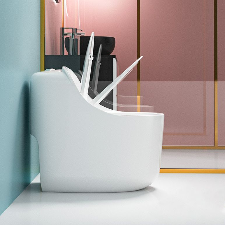 Contemporary One Piece Flush Toilet Floor Mounted Urine Toilet for Bathroom