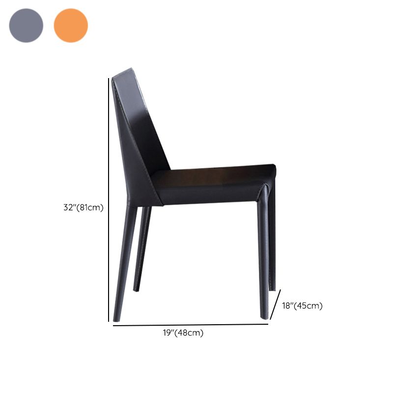 Contemporary Style 1/2/5/7 Pieces Dining Chairs Set Stone Rectangle Furniture in Gray