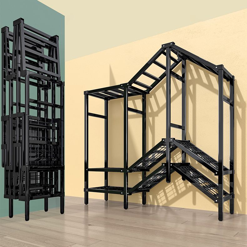 Modern Style Freestanding Wardrobe Armoire Metal Wardrobe with Clothes Rail