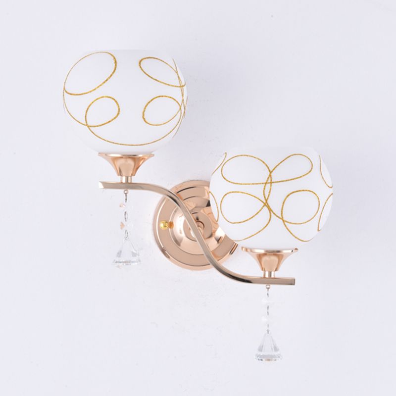 Modern Simple Iron Vanity Light Ball Shape Vanity Lamp for Living Room