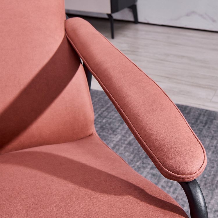 Mid-century Modern Bedroom Accent Armchair Solid Color Arm Chair