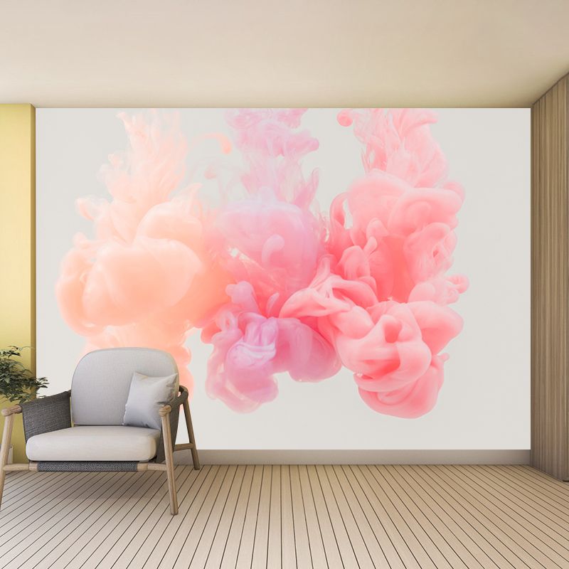 Environmental Wall Mural Wallpaper Watercolor Texture Living Room Wall Mural