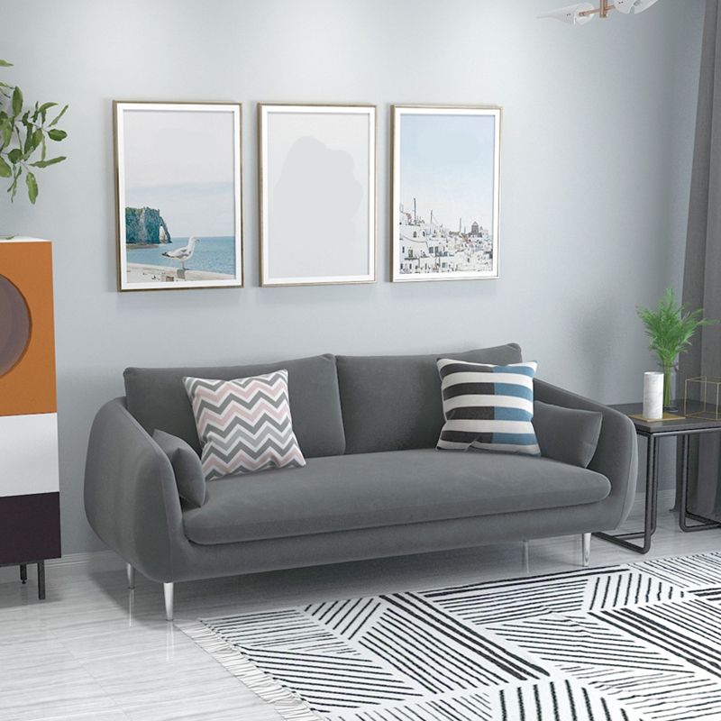 Modernism Standard 4 Legs Sofa Square Arm Sofa for Living Room