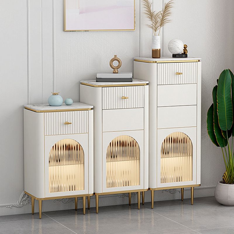 11.7 Inch Width Storage Chest Classic Glam Dresser with 1/2/3 Drawers