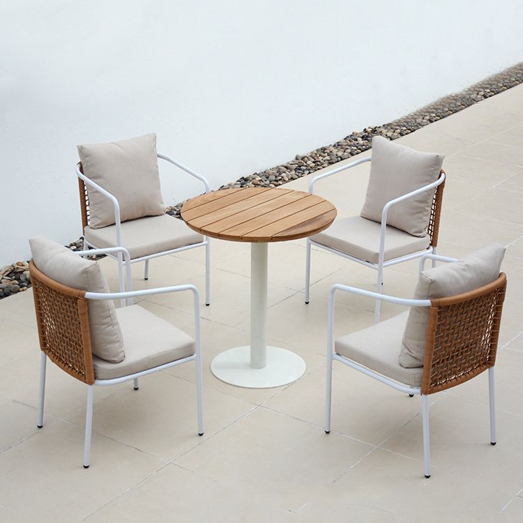 Bohemian Style Dining Table Set 1/2/5 Pieces Dining Table Set for Outdoor