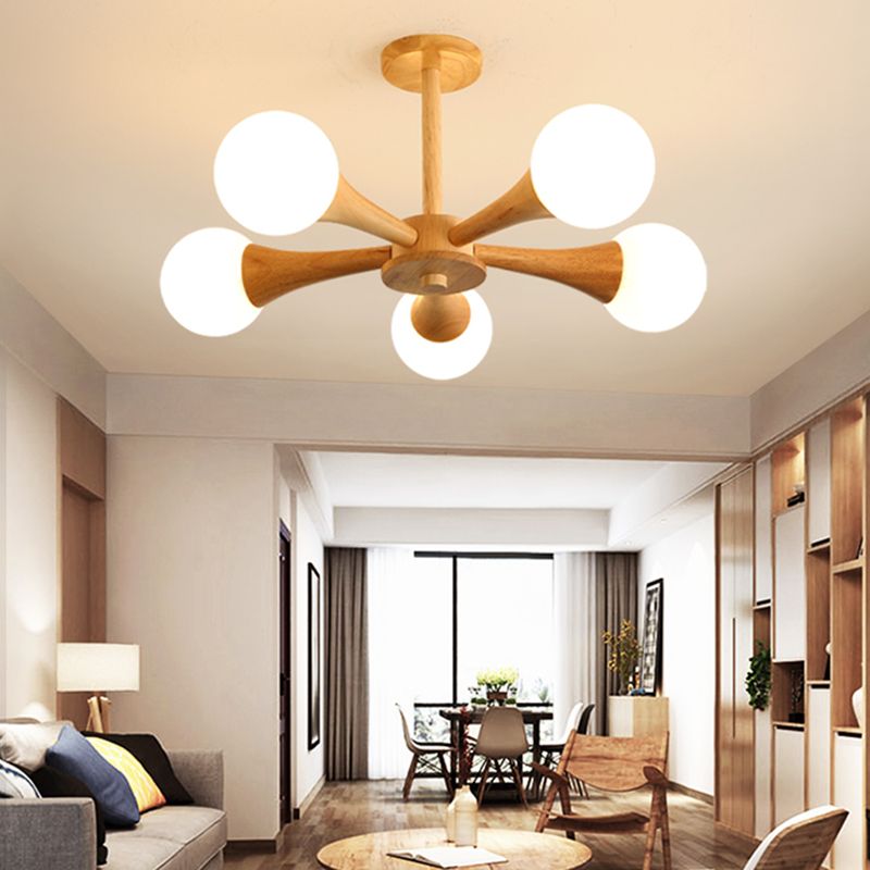 Modern Chandelier Pendant Lamp Multi-Head Chandelier Light Fixtures for Living Room