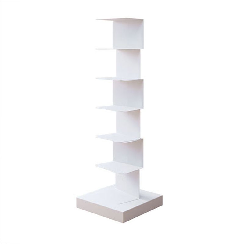 Moderne Edelstahl -Bücherregal vertikales Regalbuch für den Studienraum