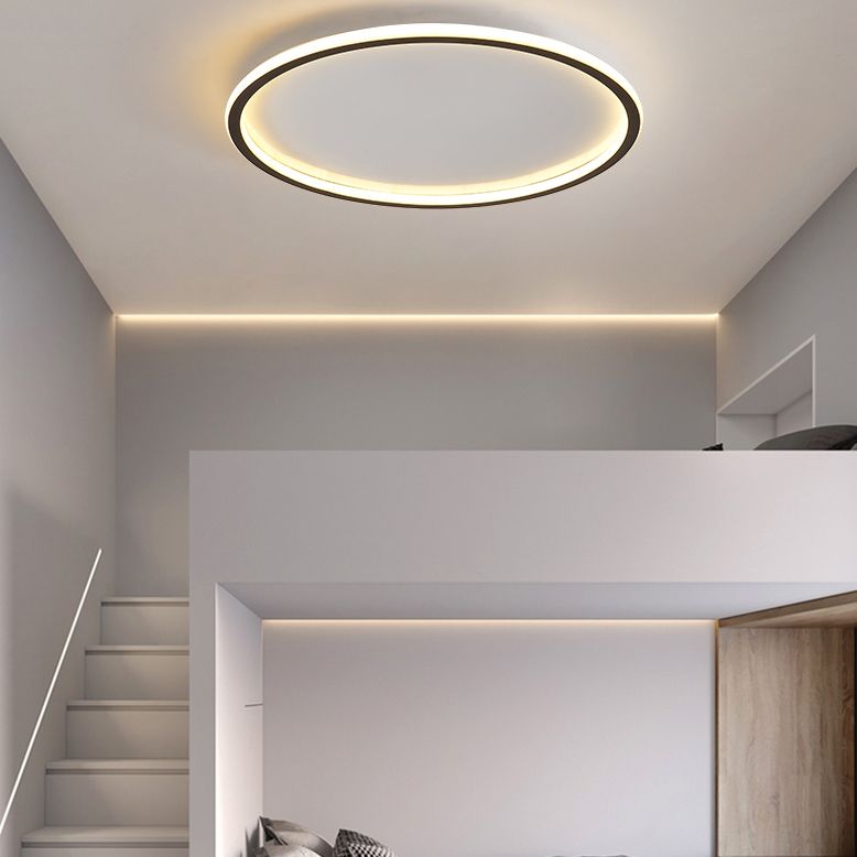 Moderne Flush Mount Light Armaturen Acryl 1 Licht Flush Light Fixtures