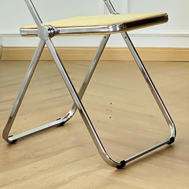 Industrial Side Chair Metal Folding Indoor Dining Chair for Home