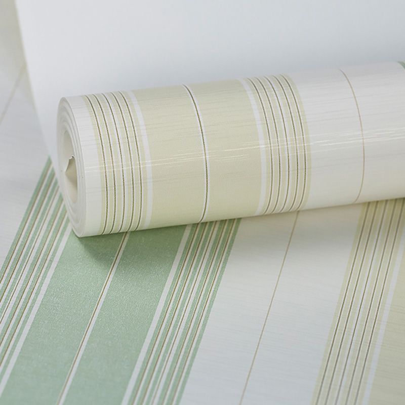 Vertical Stripe Wall Decor Non-Woven Fabric Wallpaper for Living Room, 20.5"W x 33'L